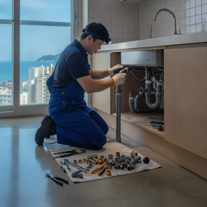 중구 목동 세탁실 배수구 막힘 상세 이미지
